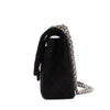 Chanel Classic Double Flap Medium Jersey Schwarz Mademoiselle PHW