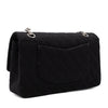 Chanel Classic Double Flap Medium Jersey Schwarz Mademoiselle PHW