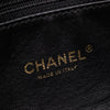 Chanel Classic Single Flap Bag East West Jersey Schwarz GHW Matt