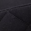 Chanel Classic Single Flap Bag East West Jersey Schwarz GHW Matt