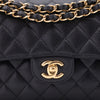 Chanel Classic Double Flap Bag Small Caviarleder Schwarz GHW