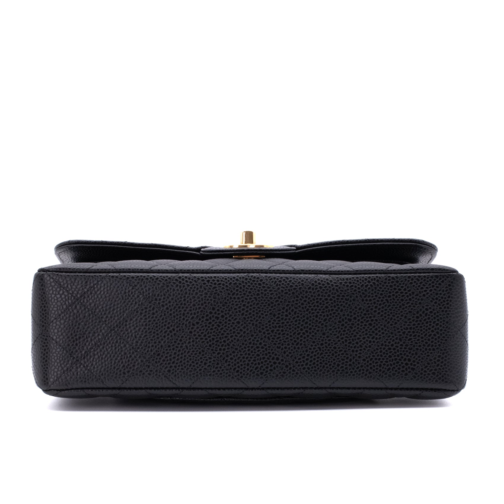 Chanel Classic Double Flap Bag Small Caviarleder Schwarz GHW