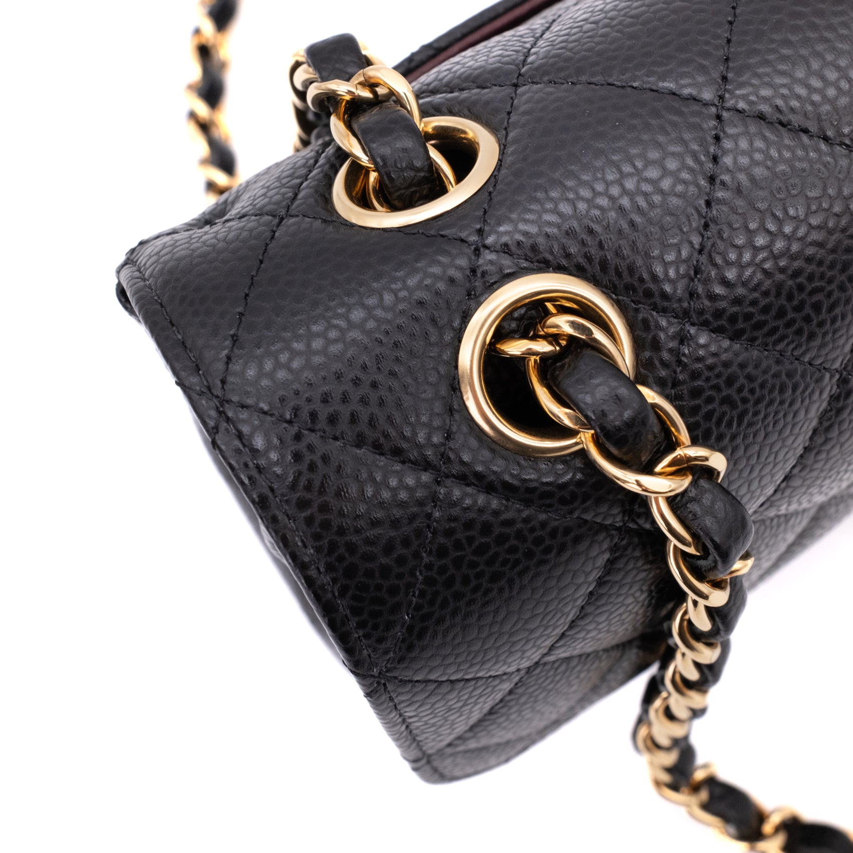 Chanel Classic Double Flap Bag Small Caviarleder Schwarz GHW