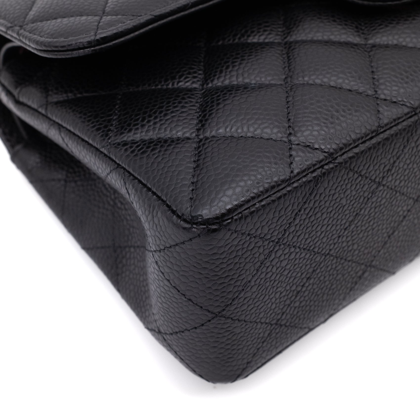 Chanel Classic Double Flap Bag Small Caviarleder Schwarz GHW