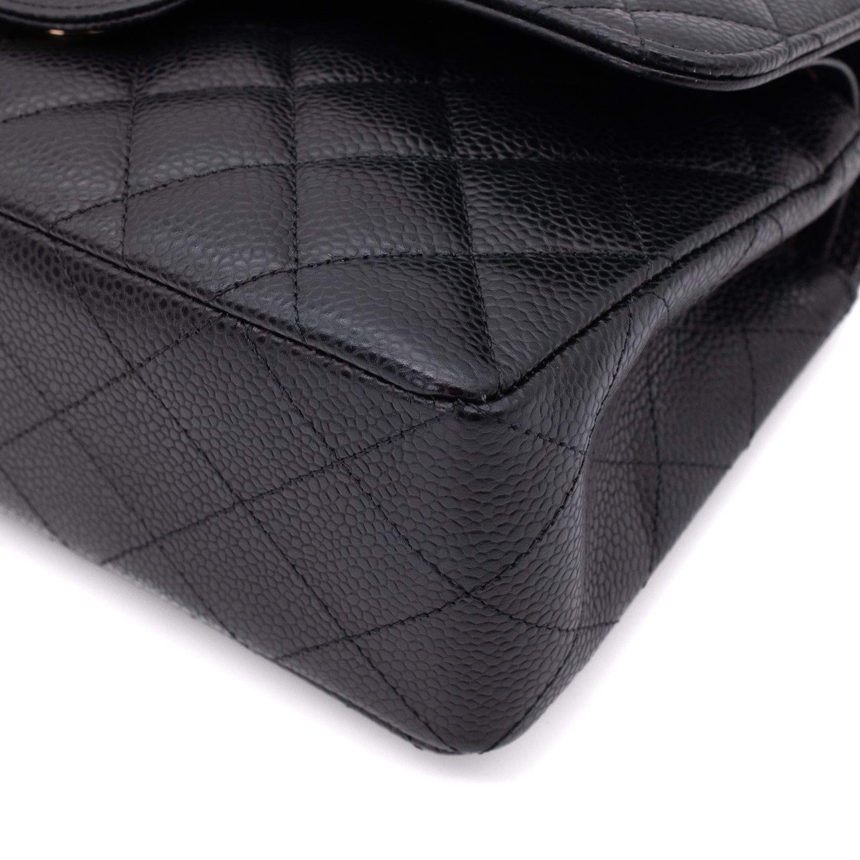 Chanel Classic Double Flap Bag Small Caviarleder Schwarz GHW