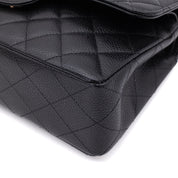 Chanel Classic Double Flap Bag Small Caviarleder Schwarz GHW