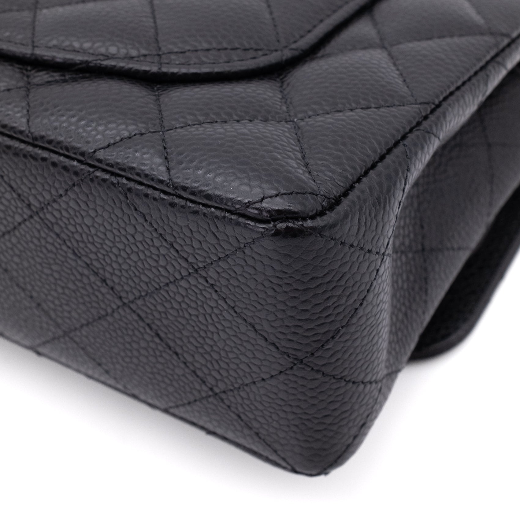 Chanel Classic Double Flap Bag Small Caviarleder Schwarz GHW