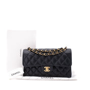 Chanel Classic Double Flap Bag Small Caviarleder Schwarz GHW