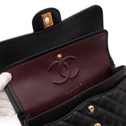 Chanel Classic Double Flap Bag Small Caviarleder Schwarz GHW