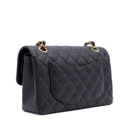 Chanel Classic Double Flap Bag Small Caviarleder Schwarz GHW