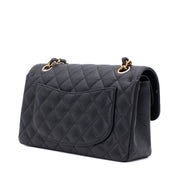 Chanel Classic Double Flap Bag Small Caviarleder Schwarz GHW