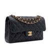 Chanel Classic Double Flap Bag Small Caviarleder Schwarz GHW