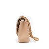 Chanel Classic Double Flap Bag Medium Caviarleder Beige GHW