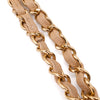 Chanel Classic Double Flap Bag Medium Caviarleder Beige GHW