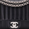 Chanel Classic Single Flap Medium Lammleder Schwarz Mademoiselle Vertical Quilted SHW