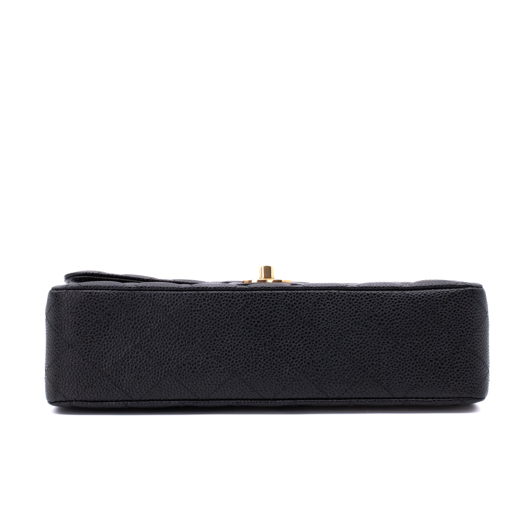 Chanel Double Flap Bag Medium Caviarleder Schwarz GHW