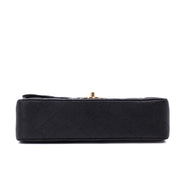 Chanel Double Flap Bag Medium Caviarleder Schwarz GHW