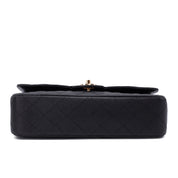 Chanel Double Flap Bag Medium Caviarleder Schwarz GHW