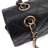 Chanel Double Flap Bag Medium Caviarleder Schwarz GHW