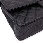 Chanel Double Flap Bag Medium Caviarleder Schwarz GHW