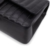 Chanel Classic Single Flap Medium Lammleder Schwarz Mademoiselle Vertical Quilted SHW