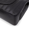 Chanel Classic Single Flap Medium Lammleder Schwarz Mademoiselle Vertical Quilted SHW
