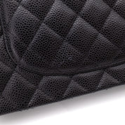 Chanel Double Flap Bag Medium Caviarleder Schwarz GHW