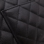 Chanel Double Flap Bag Medium Caviarleder Schwarz GHW