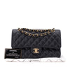 Chanel Double Flap Bag Medium Caviarleder Schwarz GHW