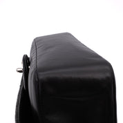 Chanel Classic Single Flap Medium Lammleder Schwarz Mademoiselle Vertical Quilted SHW