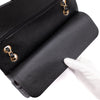 Chanel Double Flap Bag Medium Caviarleder Schwarz GHW