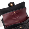 Chanel Double Flap Bag Medium Caviarleder Schwarz GHW