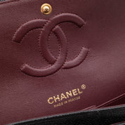 Chanel Double Flap Bag Medium Caviarleder Schwarz GHW