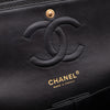 Chanel Double Flap Bag Medium Caviarleder Schwarz GHW