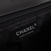Chanel Classic Single Flap Medium Lammleder Schwarz Mademoiselle Vertical Quilted SHW