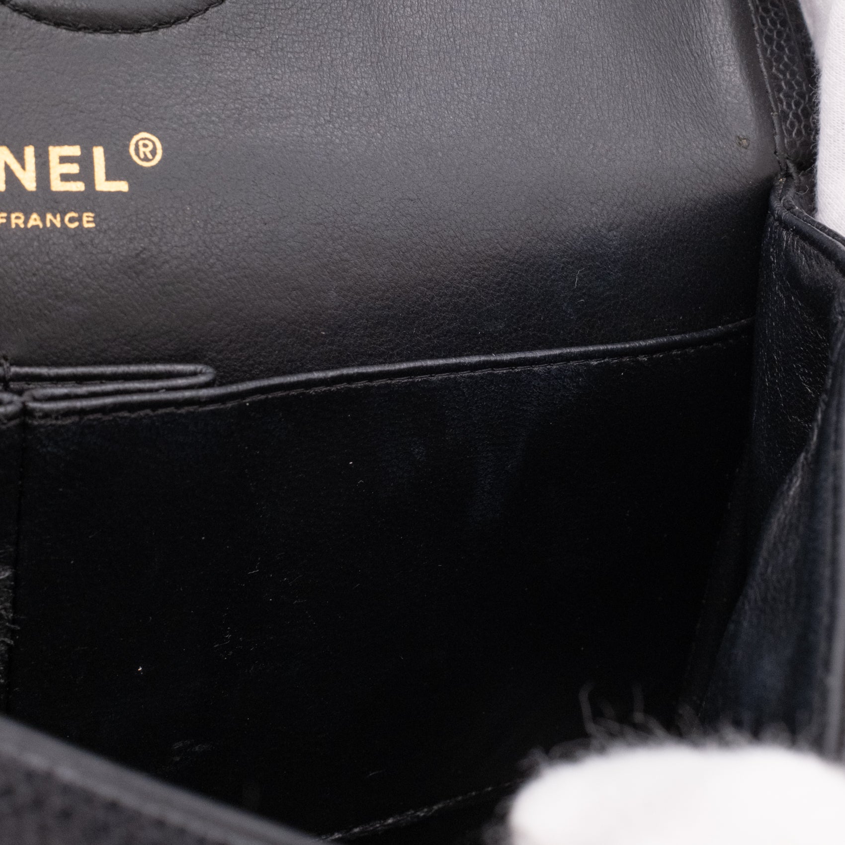 Chanel Double Flap Bag Medium Caviarleder Schwarz GHW