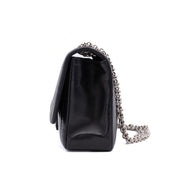 Chanel Classic Single Flap Medium Lammleder Schwarz Mademoiselle Vertical Quilted SHW