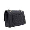 Chanel Double Flap Bag Medium Caviarleder Schwarz GHW