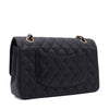 Chanel Double Flap Bag Medium Caviarleder Schwarz GHW