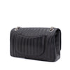 Chanel Classic Single Flap Medium Lammleder Schwarz Mademoiselle Vertical Quilted SHW