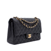 Chanel Double Flap Bag Medium Caviarleder Schwarz GHW