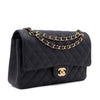 Chanel Double Flap Bag Medium Caviarleder Schwarz GHW