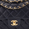 Chanel Classic Double Flap Medium Lammleder Dunkelblau GHW 24k