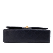Chanel Classic Double Flap Medium Lammleder Dunkelblau GHW 24k