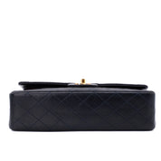 Chanel Classic Double Flap Bag Medium Lammleder Dunkelblau GHW 24k