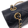 Chanel Classic Double Flap Medium Lammleder Dunkelblau GHW 24k