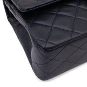 Chanel Classic Double Flap Medium Lammleder Dunkelblau GHW 24k