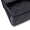 Chanel Classic Double Flap Bag Medium Lammleder Dunkelblau GHW 24k