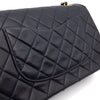 Chanel Classic Double Flap Medium Lammleder Dunkelblau GHW 24k
