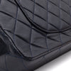 Chanel Classic Double Flap Bag Medium Lammleder Dunkelblau GHW 24k